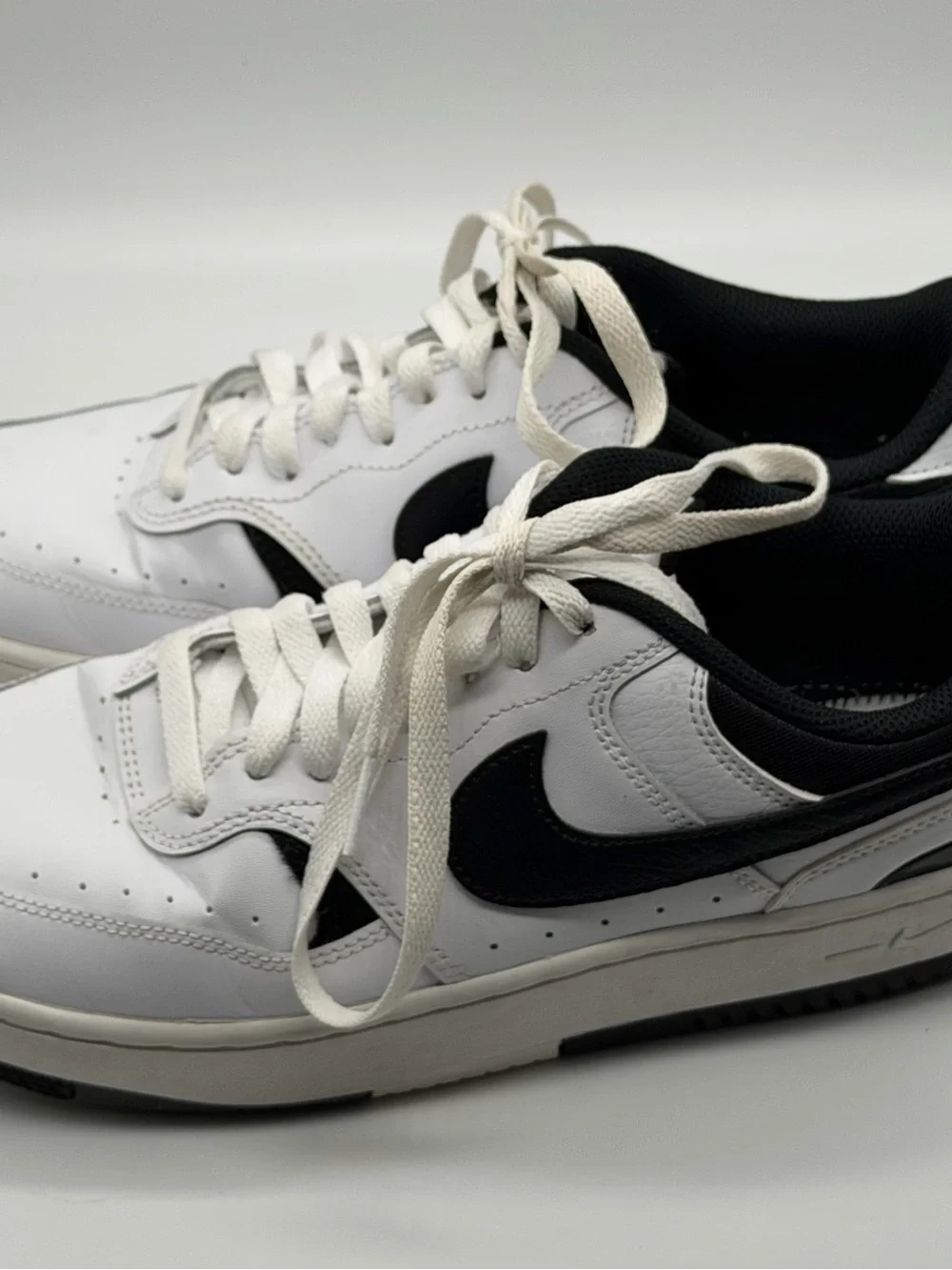 Nike Black and White Low-Top Sneakers